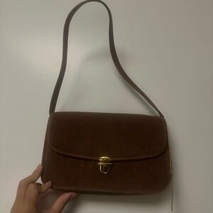 Brandy Melville Brand New Brown Corduroy Shoulder Bag
